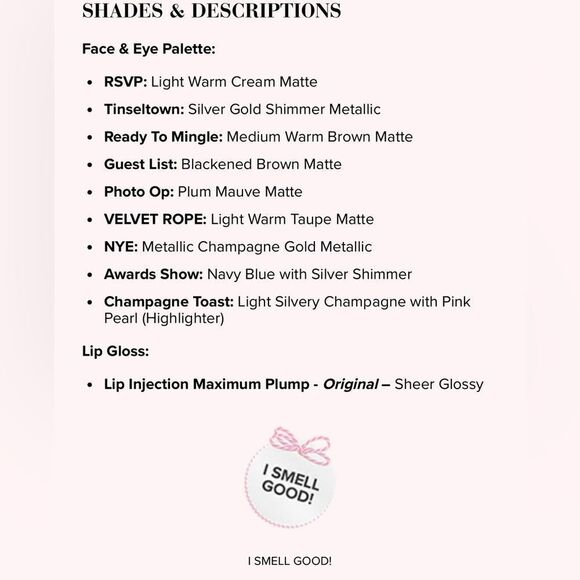 Pop The Cork Makeup Gift Set
Two-Piece Limited Edition Makeup Set- NIB - Picture 16 of 16